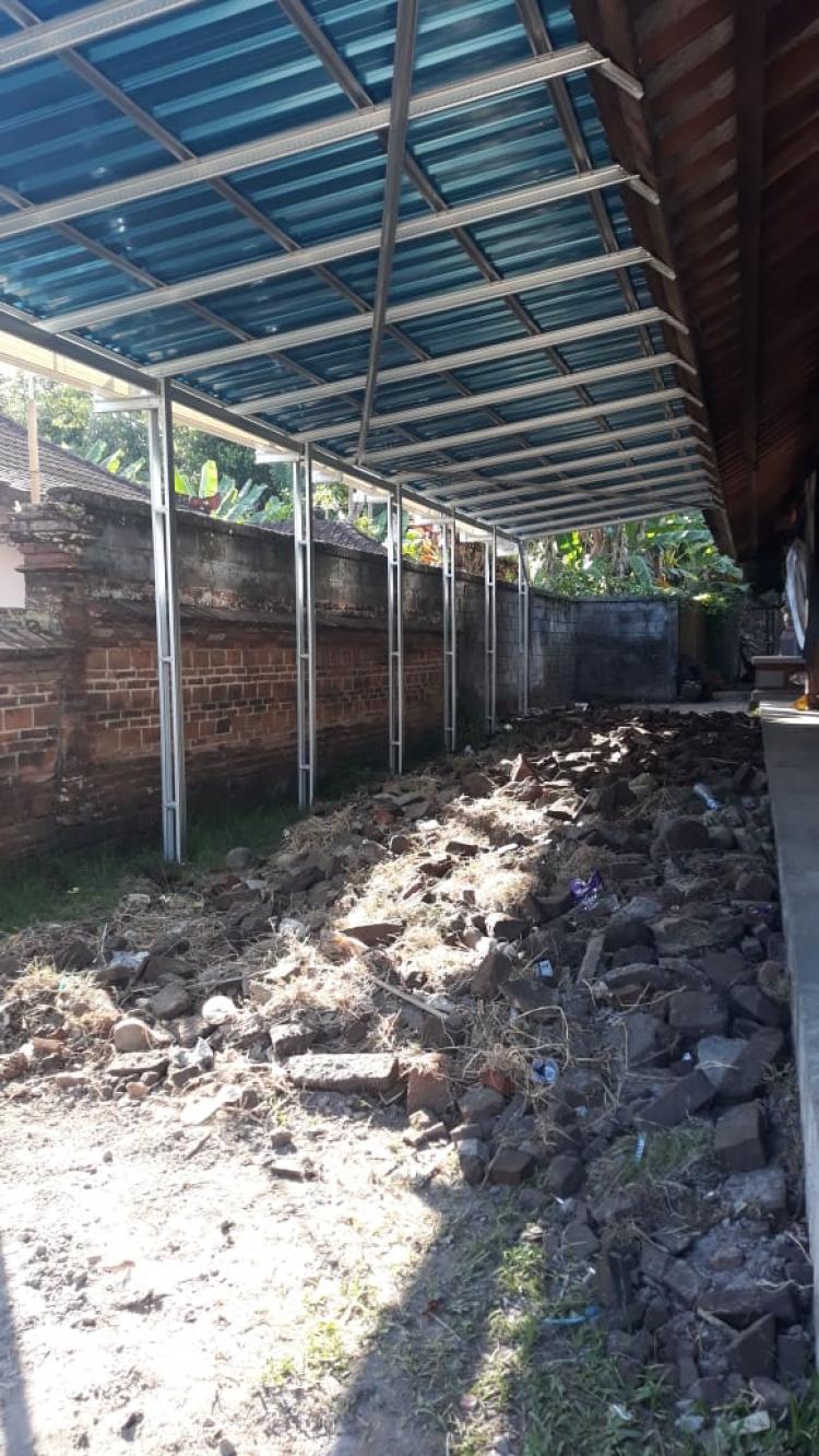 BANGUN GUDANG GONG, DESA GERANA BERBENAH