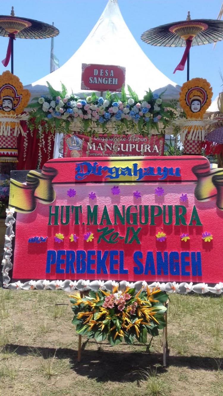 DESA SANGEH IKUT MERIAHKAN HUT "MANGUPURA" YANG KE-9 TAHUN