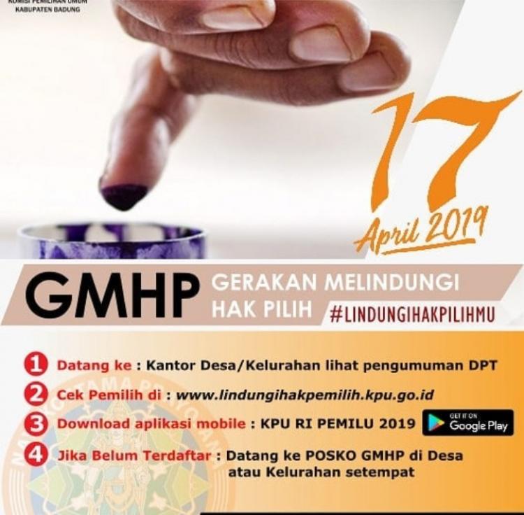 KPU RESMIKAN GERAKAN PERLINDUNGAN HAK PILIH