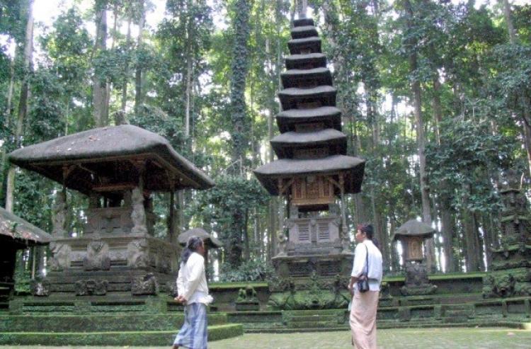 Mengenal Lebih dalam Pura Pucak Bukit Sari, Sangeh; Misteri Hutan Pala dan Kera yang Unik