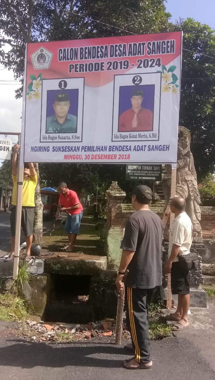 PERSIAPAN PEMILIHAN BENDESA ADAT SANGEH