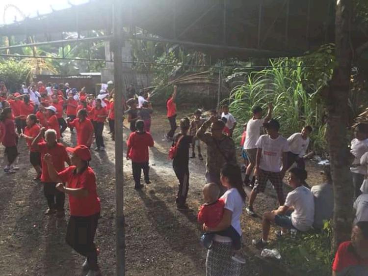 SAMBUT HUT NYA ST. SARI GUNA ADAKAN JALAN SANTAI DAN SOSIALISASI BNN