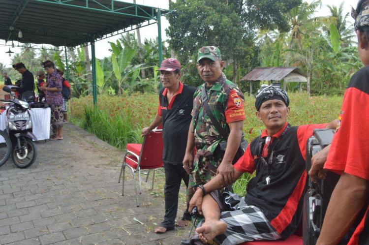 Babinsa Melaksanakan Pengamanan Lomba Mancing