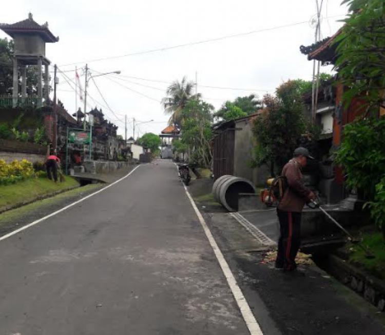 Baleresik Desa Jaga Taman Agar Taman tetap Terlihat Indah