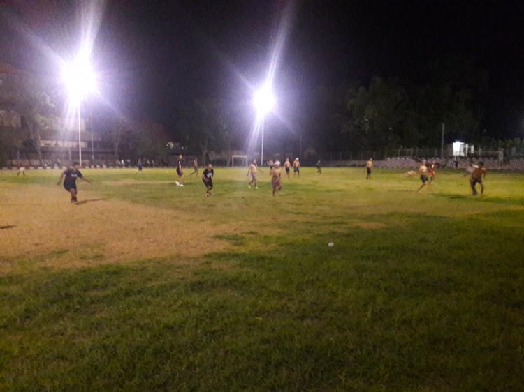 Bayu Suta Lakukan Sparing Latihan Bersama Perkumpulan Pemuda Bebek Mercon