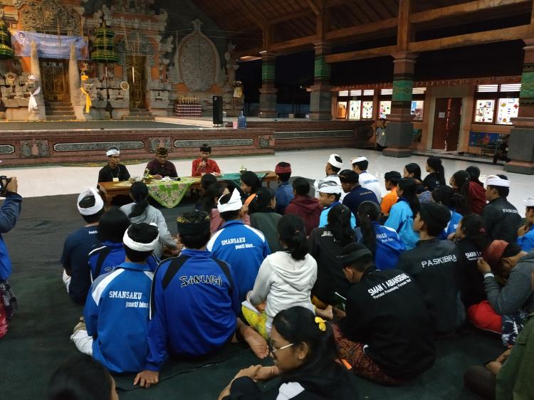 Bendesa Adat Desa Sedang Hadiri Acara Kemah Peserta Pelestari Budaya Kabupaten Badung