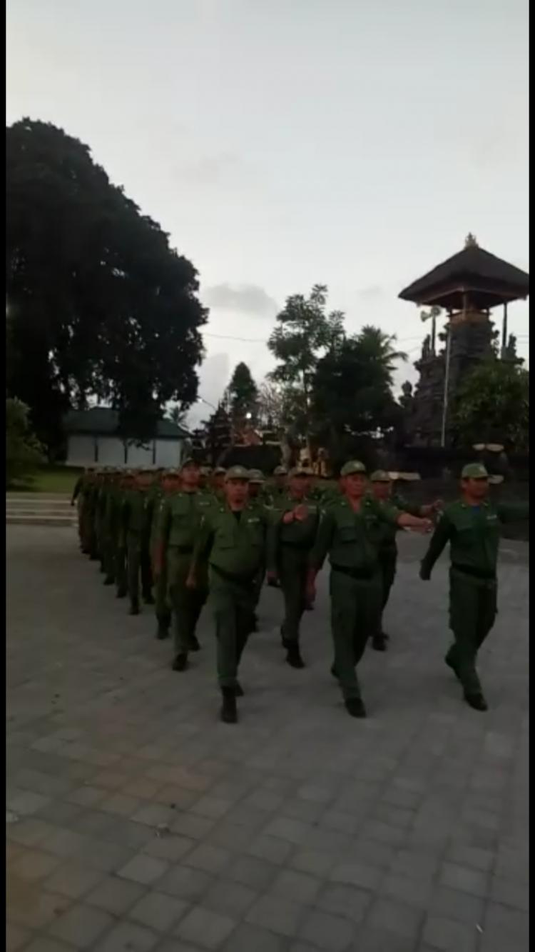 Bulan Kemerdekaan, Linmas Mantapkan Barisan