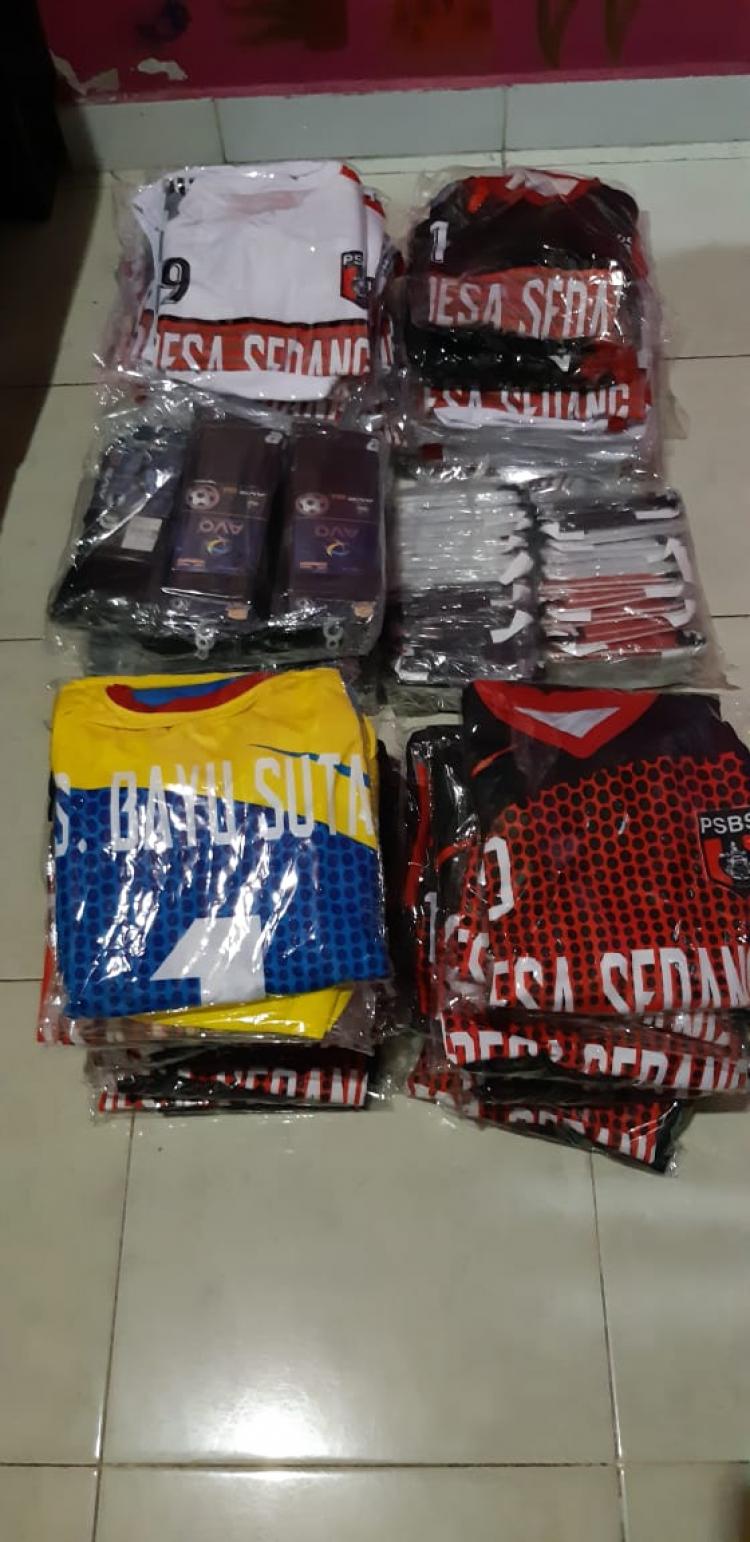 Costum Bayu Suta Siap Dibagikan Jelang Turnamen