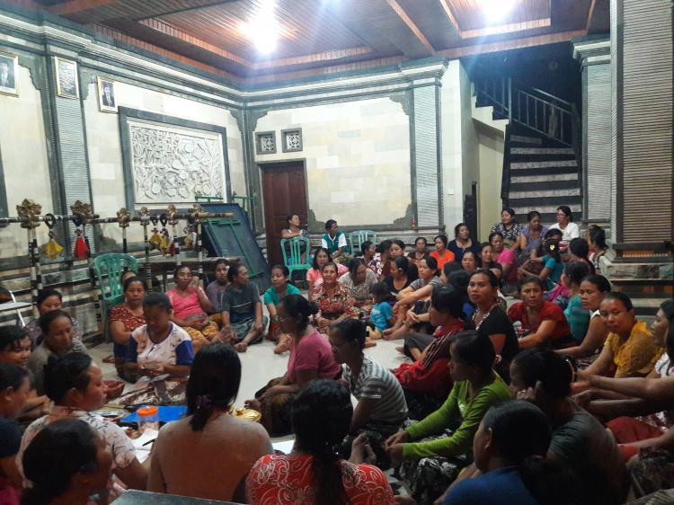 Jelang Lomba Desa Bulan Agustus, Pemilihan Kader KUR dilakukan oleh Ibu PKK Banjar Kauripan