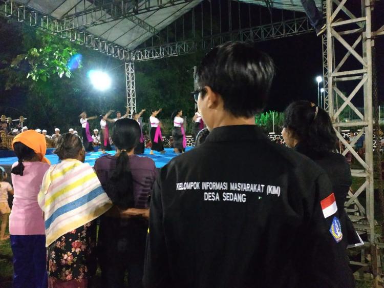 KIM Desa Sedang Survey Lokasi Saat Geladi Porsenides Desa Sedang