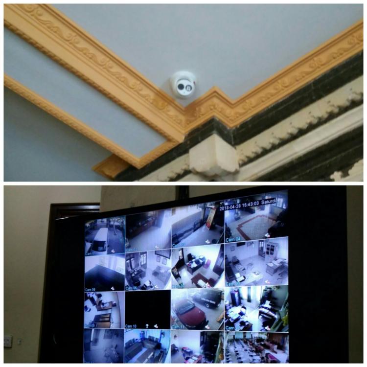 Kantor Perbekel di lengkapi dengan kamera CCTV