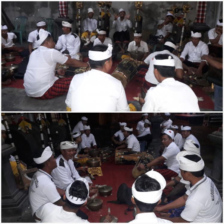 Kejar Target, Tim Baleganjur Kauripan Latihan Seusai Piodalan