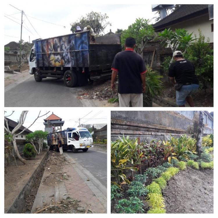 Mempercantik Suasana Pinggir Jalan Jadi Taman