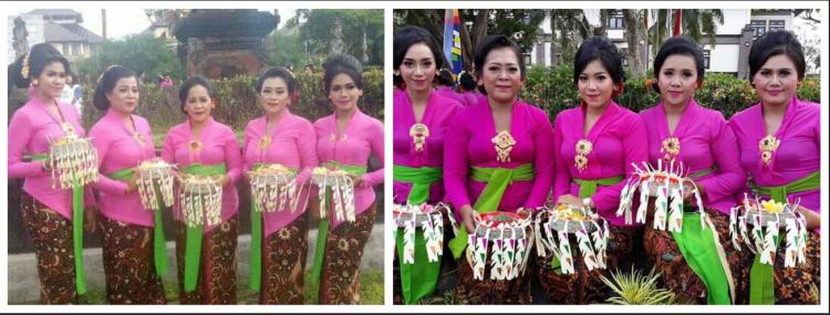 PKK Desa Sedang Berpartisipasi Dalam Pementasan Tari Pendet