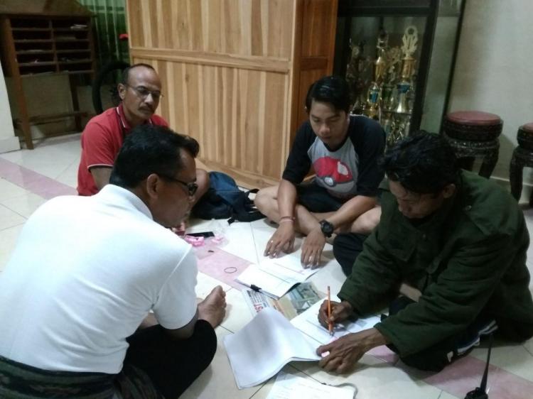 Panitia Persiapkan Kupon Lomba Mancing