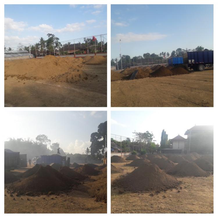Penambahan Struktur Tanah Pada Lapangan I Wayan Geso