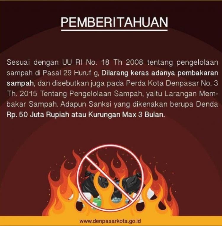Sampah Jangan Dibakar!!!