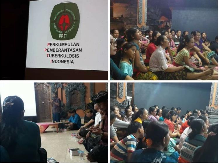 Sosialisasi Tuberkulosis di Banjar Aseman