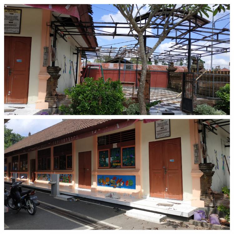 Taman Kanak-Kanak Gatot Kaca Desa Sedang Kini Dalam Tahap Renovasi