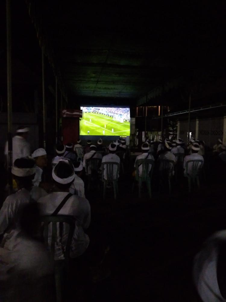 Warga Antusias Menonton Piala Dunia