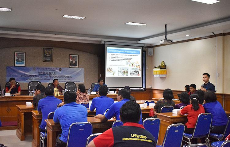 Perbekel Selat Gandeng OMBUDSMAN, Sebagai Upaya Meningkatkan Pelayanan Publik