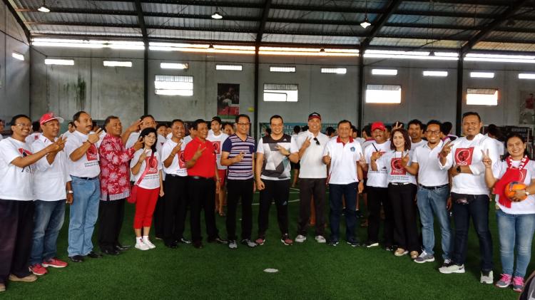 Berikan Ruang Mengasah Potensi, Projo Gelar Turnamen Futsal se-Bali