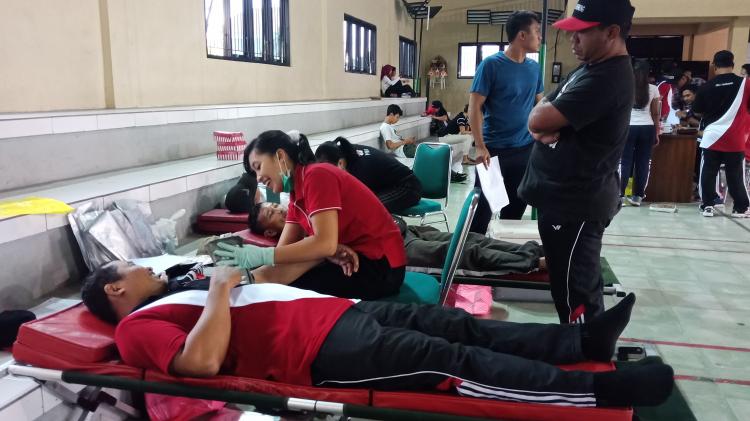 Desa Tibubeneng Gelar Aksi Donor Darah Untuk Kemanusiaan
