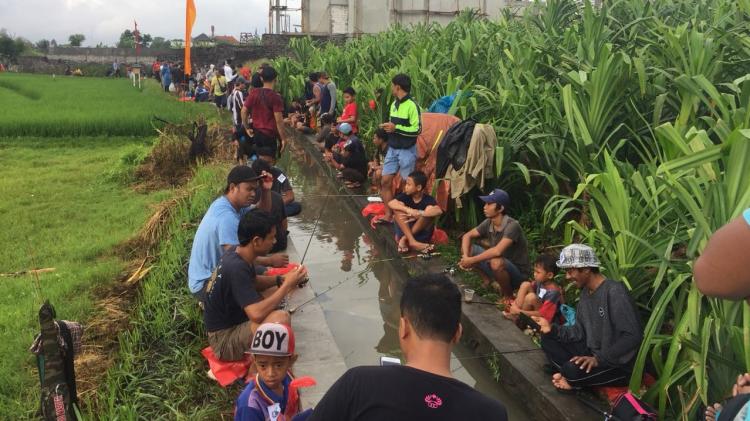 Lomba memancing bukan lagi tentang persaingan melainkan menyalurkan hobi.