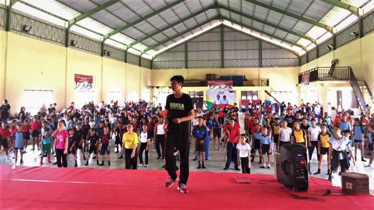 Matangkan PORJAR Badung, Ratusan Siswa Banjiri Gor Segara Perancak