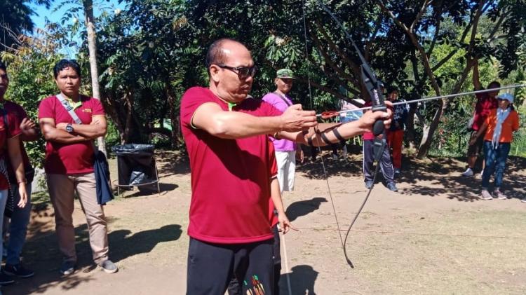 Rehat Sejenak, Perangkat Desa Tibubeneng Gelar Outbond