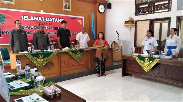 Serap Aspirasi Masyarakat, BPD Gelar Musyawarah Desa Tibubeneng Tahun 2019