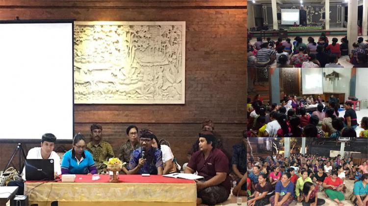 Sosialisasi Gerakan Masyarakat Hidup Sehat dan Pengolahan Sampah Rumah Tangga di Masing-Masing Banjar Se-Desa Werdi Bhuwana