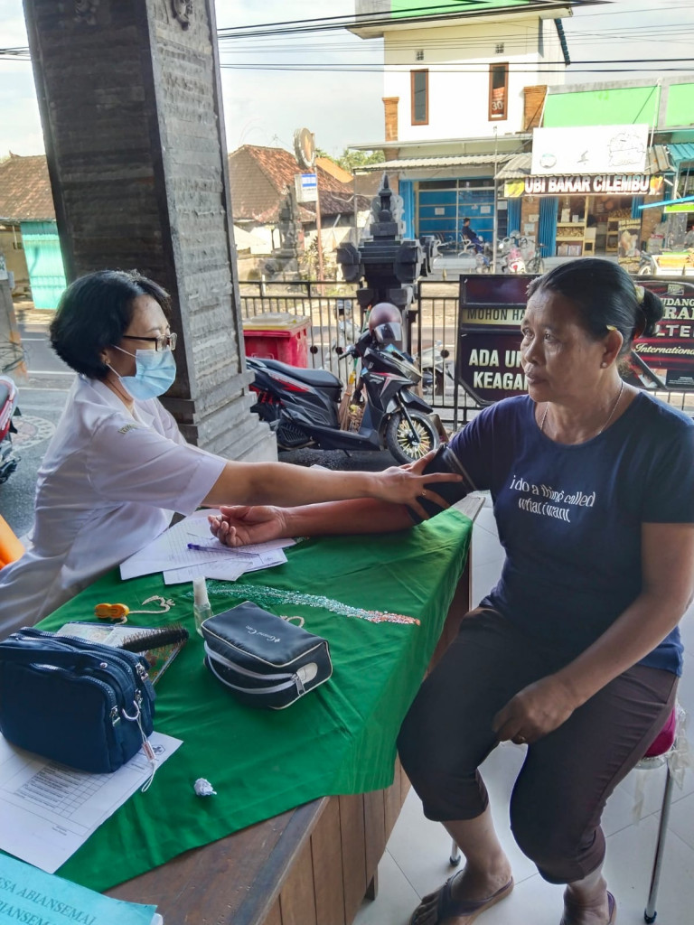 Kegiatan UPTD. Puskesmas Abiansemal I, Senin 9 Juni 2025