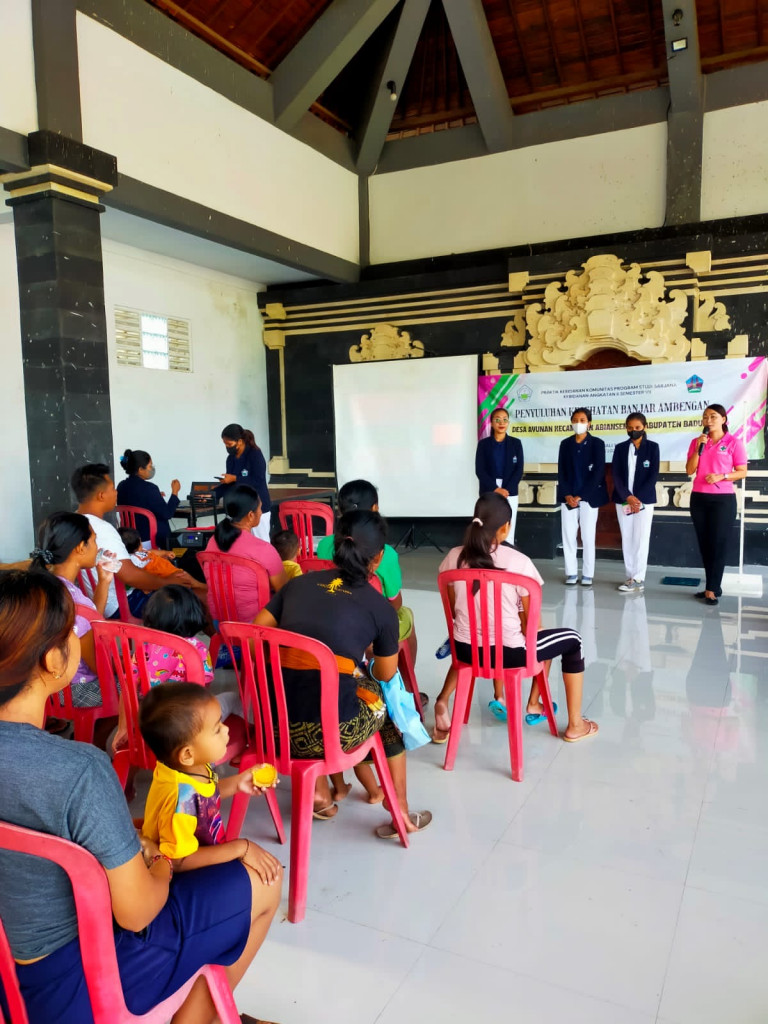 Kegiatan UPTD. Puskesmas Abiansemal I, Senin 08 Januari 2024