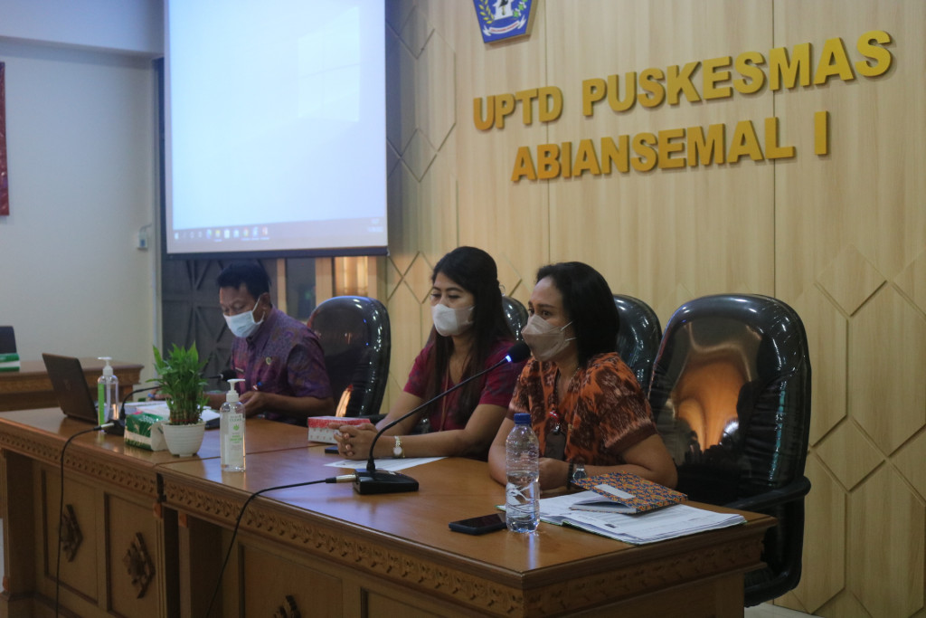 Kegiatan UPTD Puskesmas Abiansemal, Selasa 13 September 2022