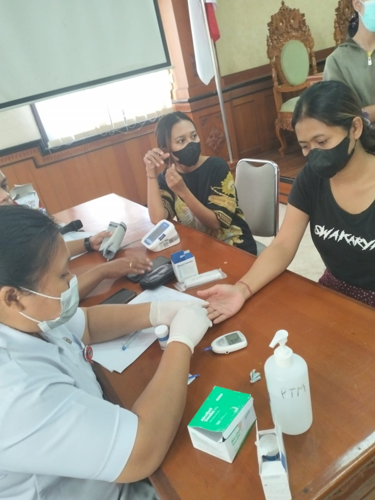 Kegiatan UPTD. Puskesmas Abiansemal I, Rabu 28 Juni 2023