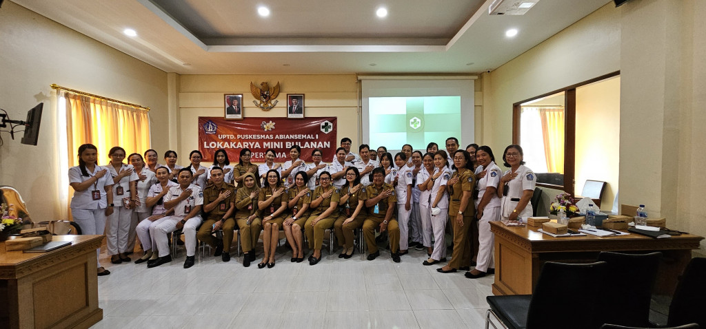 Kegiatan UPTD. Puskesmas Abiansemal I, Senin 13 Januari 2025