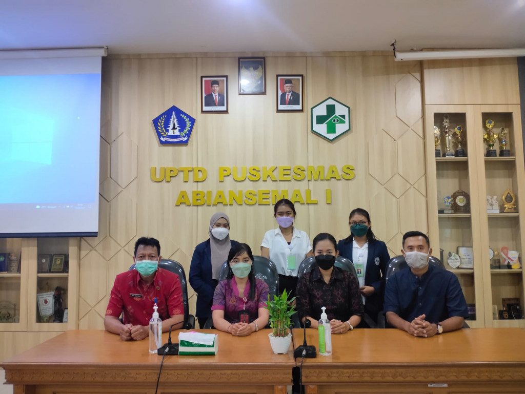 Kegiatan UPTD Puskesmas Abiansemal I, Senin 29 dan Selasa 30 Agustus 2022