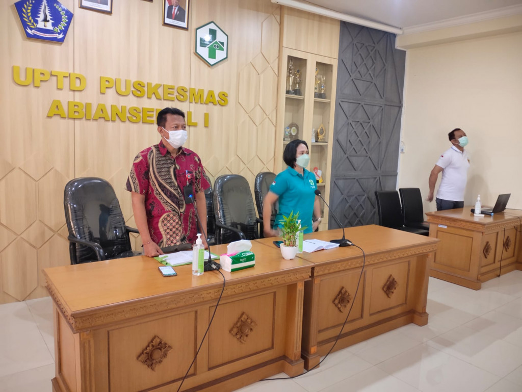 Kegiatan UPTD Puskesmas Abiansemal I, Jumat 02 September dan Sabtu 03 September 2022