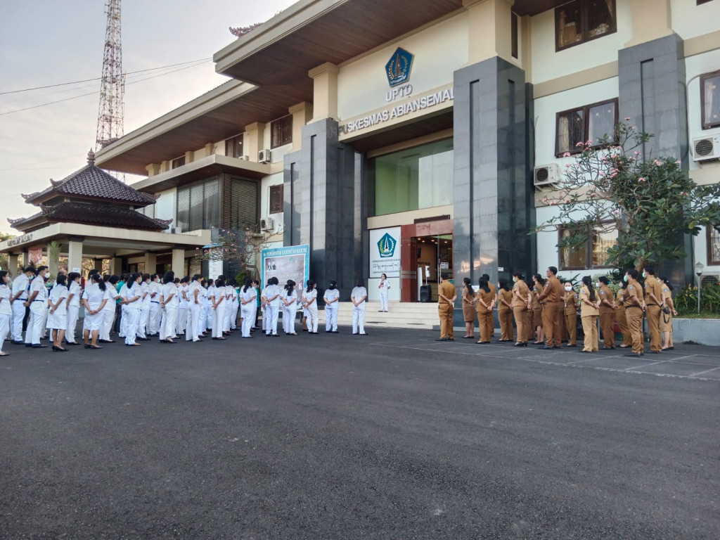 Kegiatan UPTD Puskesmas Abiansemal I, Senin 12 September 2022