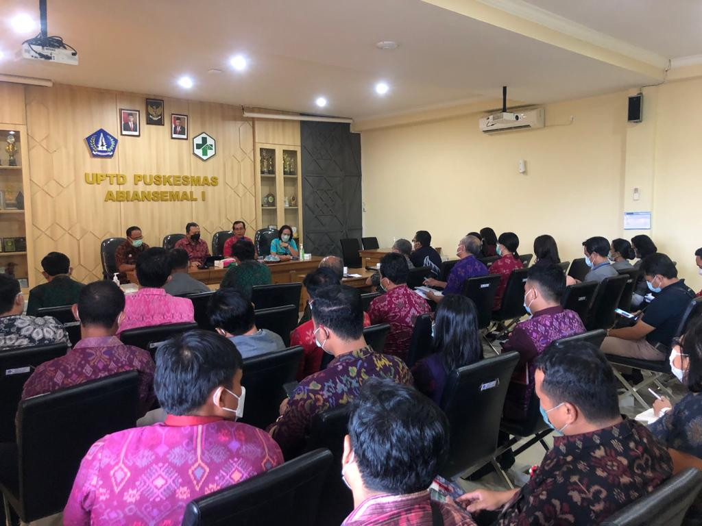 Kegiatan UPTD Puskesmas Abiansemal I, Selasa 27 September 2022