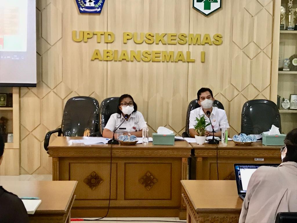 Kegiatan UPTD Puskesmas Abiansemal Selasa 15 Nopember dan Rabu 16 Nopember 2022