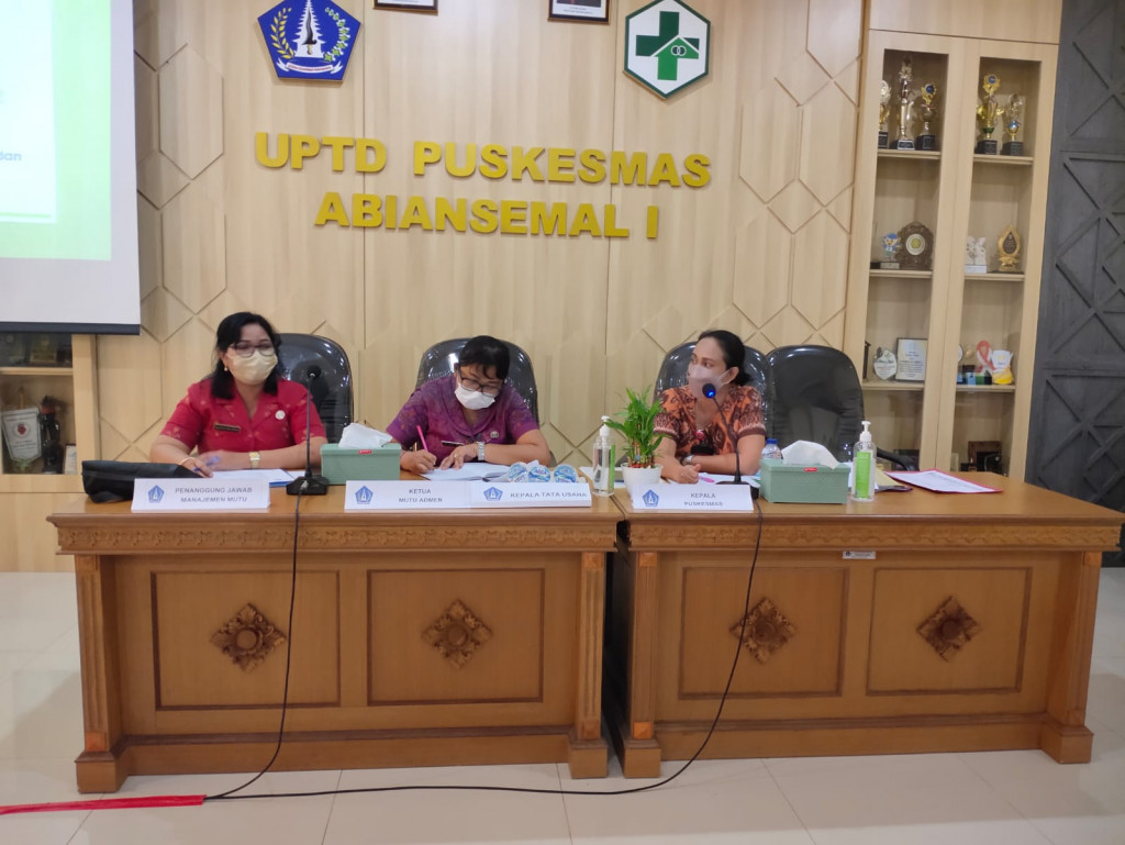 Kegiatan UPTD Puskesmas Abiansemal I, Selasa 24 Januari dan 25 Januari 2023