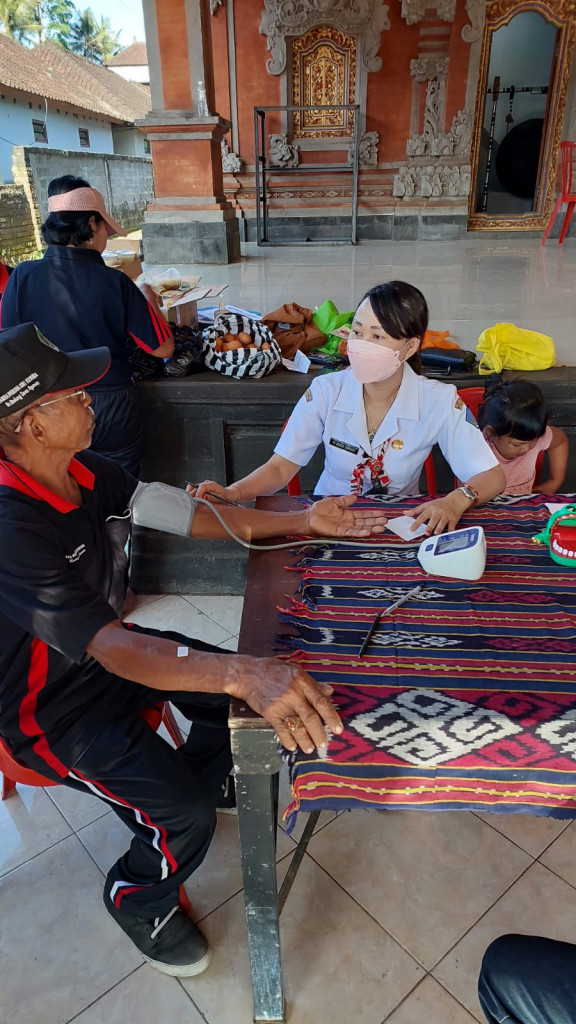 Kegiatan UPTD. Puskesmas Abiansemal I, Senin 13 Maret 2023