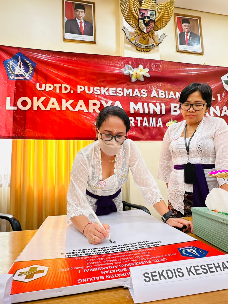 Kegiatan UPTD. Puskesmas Abiansemal I, Kamis 18 Januari 2024