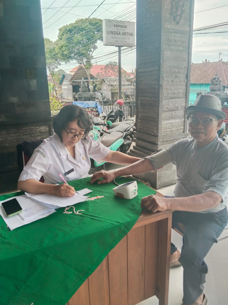 Kegiatan UPTD. Puskesmas Abiansemal I, Senin 20 Januari 2025