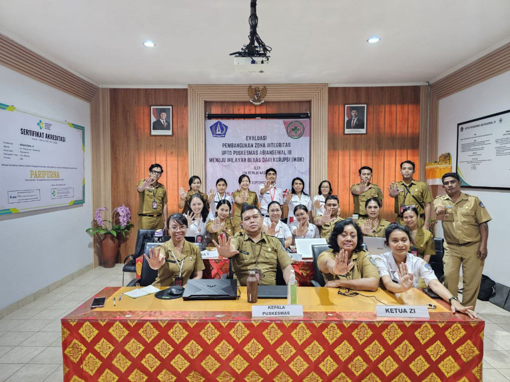 EVALUASI PEMBANGUNAN ZONA INTEGRITAS MENUJU WILAYAH BEBAS DARI KORUPSI (WBK)