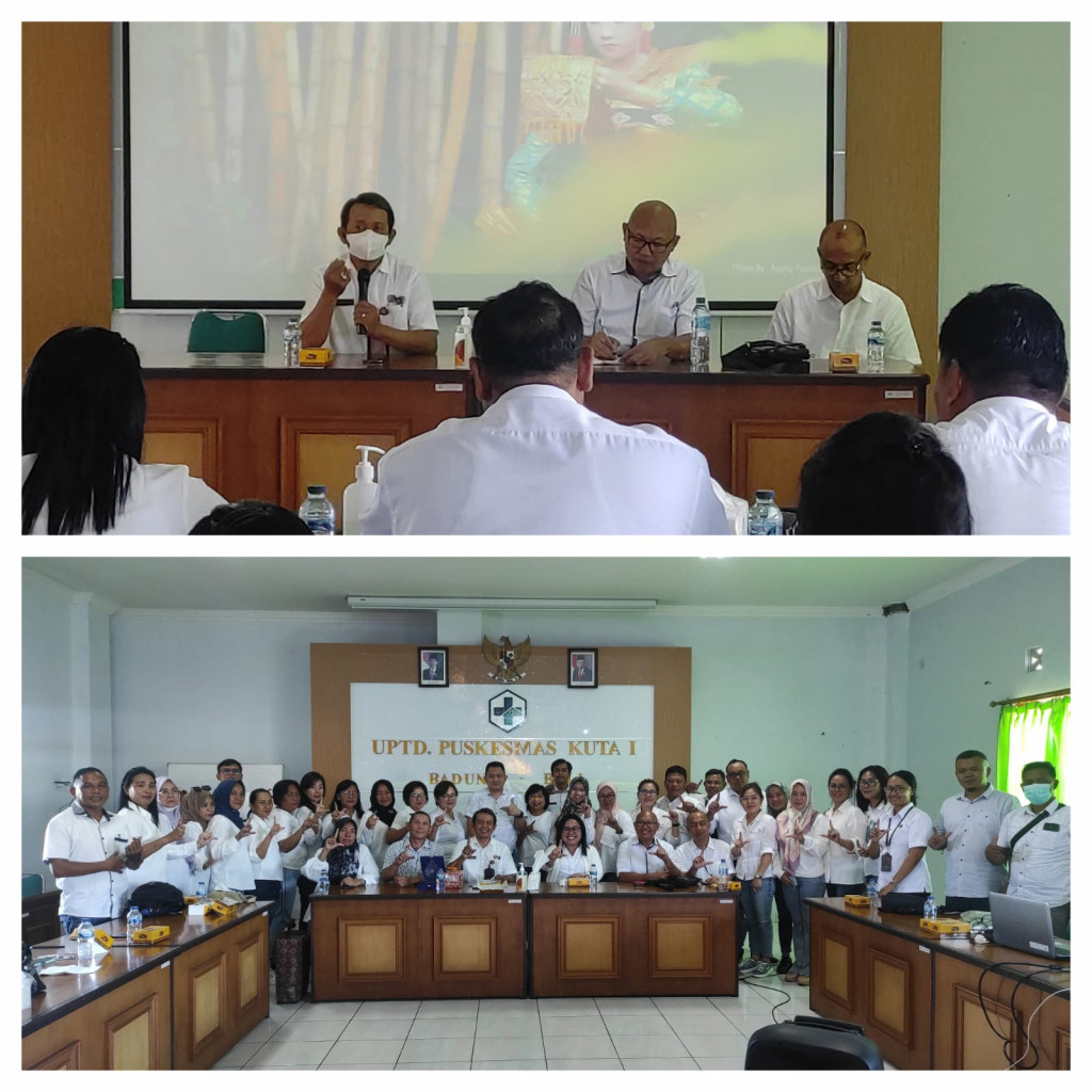 KUNJUNGAN KERJA DARI DINAS KESEHATAN KAB BOLAANG MONGONDOW