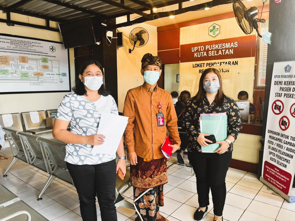 BPJS Kesehatan Kantor Cabang Denpasar melaksanakan kegiatan Rekredensialing FKTP di Puskesmas Kuta Selatan
