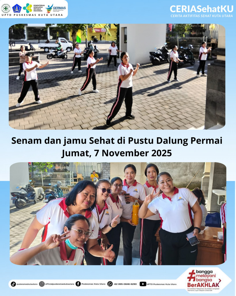 SENAM DAN JAMU SAHAT DI PUSTU DALUNG PERMAI